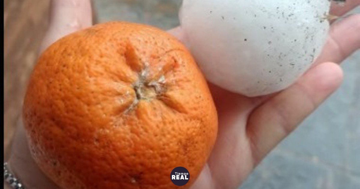 Granizo gigante rompe techos en Unquillo y Mendiolaza