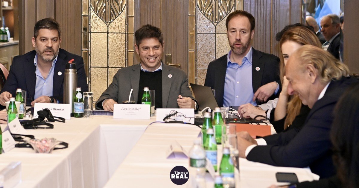Manzano se une al encuentro de empresarios de Kicillof en Nueva York