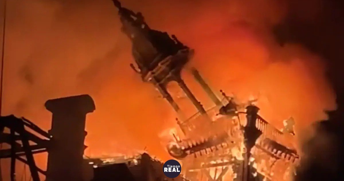 Dos tercios del exterior del ayuntamiento de Limoges desaparecieron en incendio