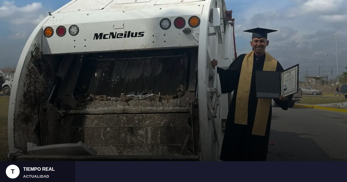 Graduó en Derecho tras cinco años como recolector de basura