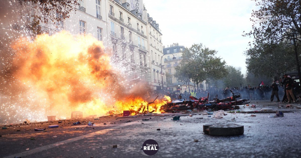 Protestas en Francia contra el costo de vida dejan 272 detenidos