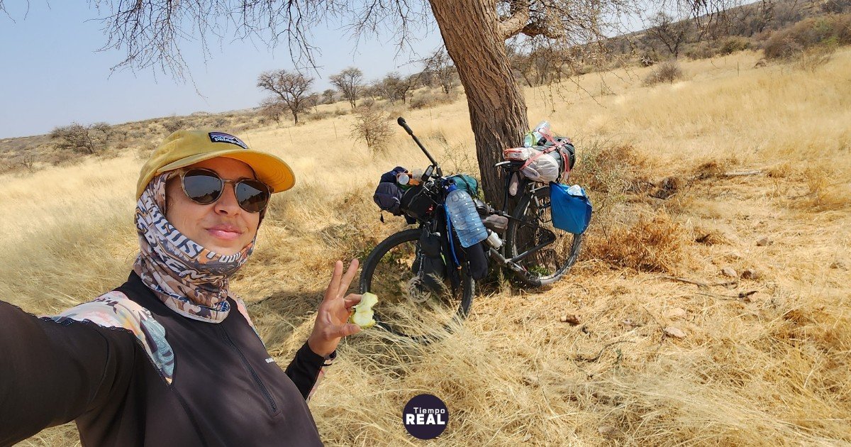 Lorena del Pardo cruzó África en bicicleta tras perder a su novio