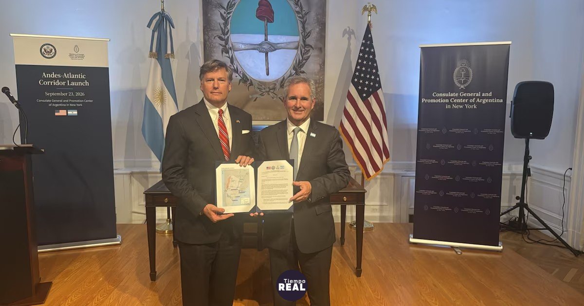 EE.UU. y Argentina pactan $7.000 millones para el corredor Andes‑Atlántico