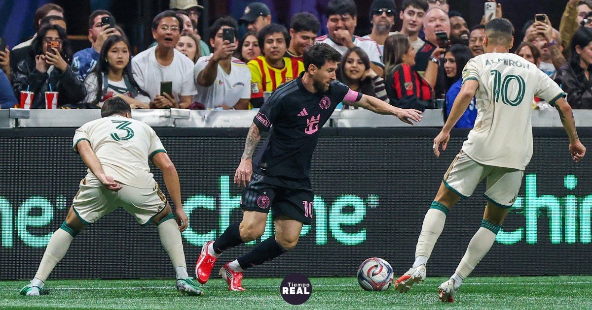 Messi anotó dos goles en victoria 3‑1 de Inter Miami sobre Atlanta United