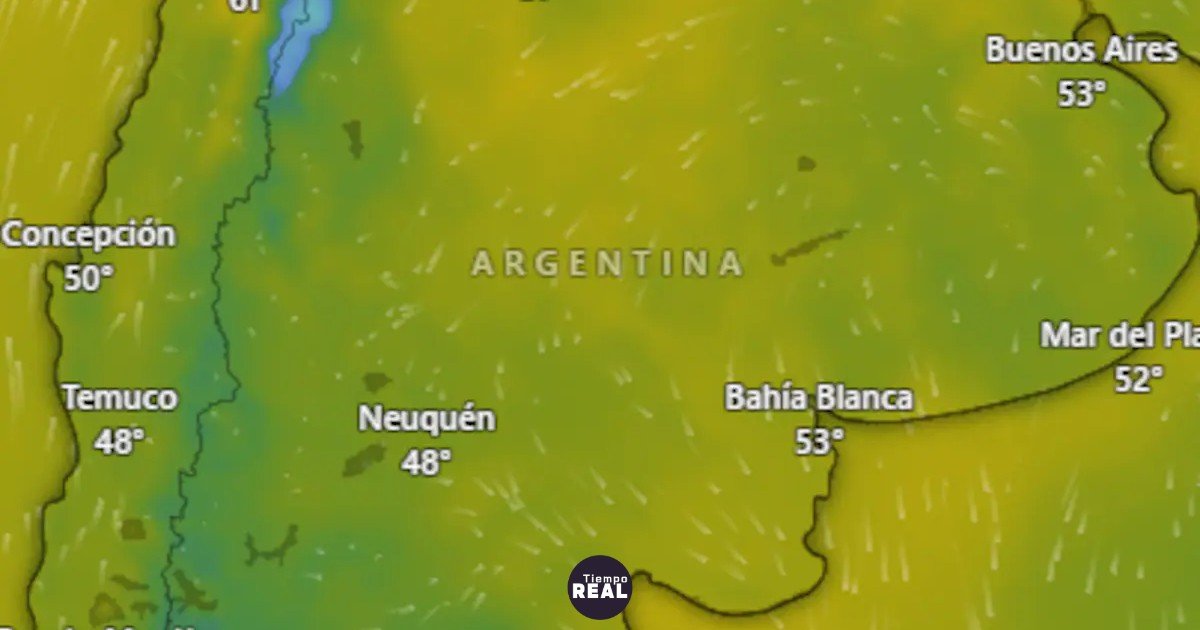 SMN avisa mínimas bajo 10 °C en la zona central y Cuyo este domingo
