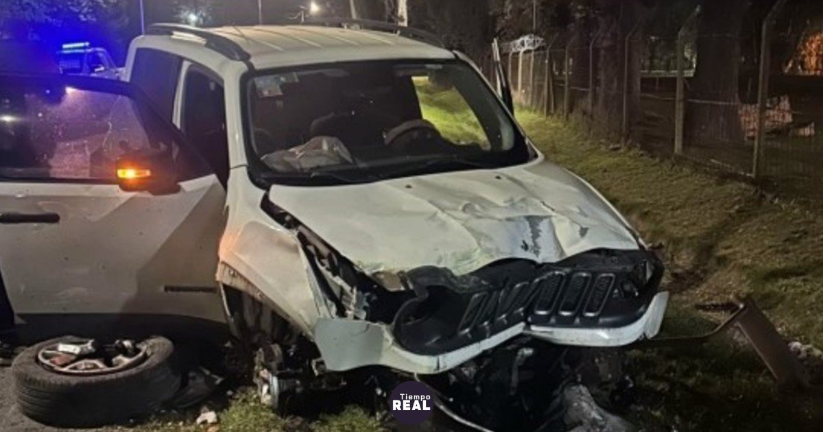 Joven 20 años choca a 140 km/h y admite estar medio escabio