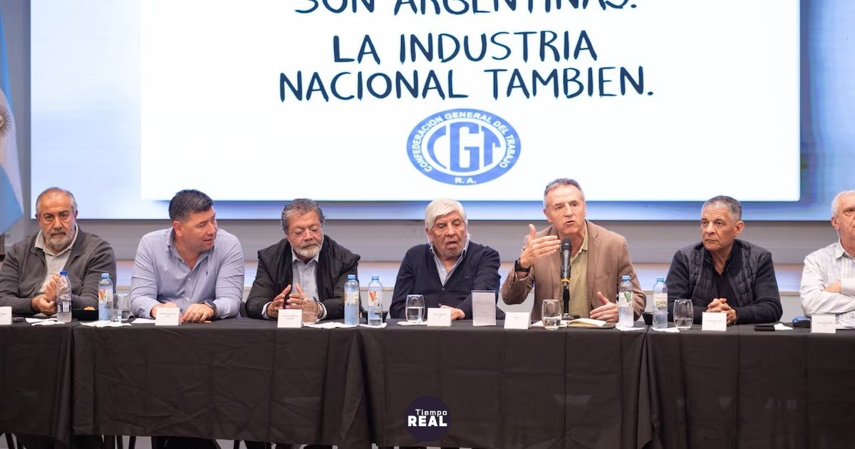 CGT convoca marcha el 8 de octubre en defensa de la industria