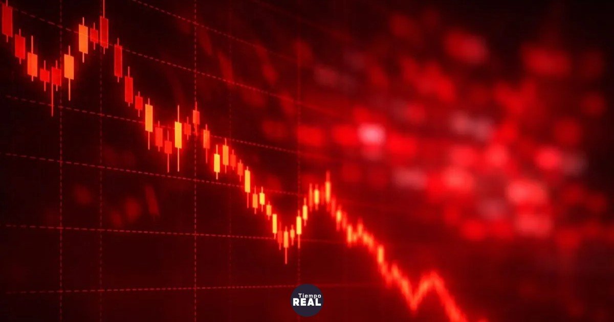Riesgo país supera los 550 puntos y los bonos en dólares caen al rojo