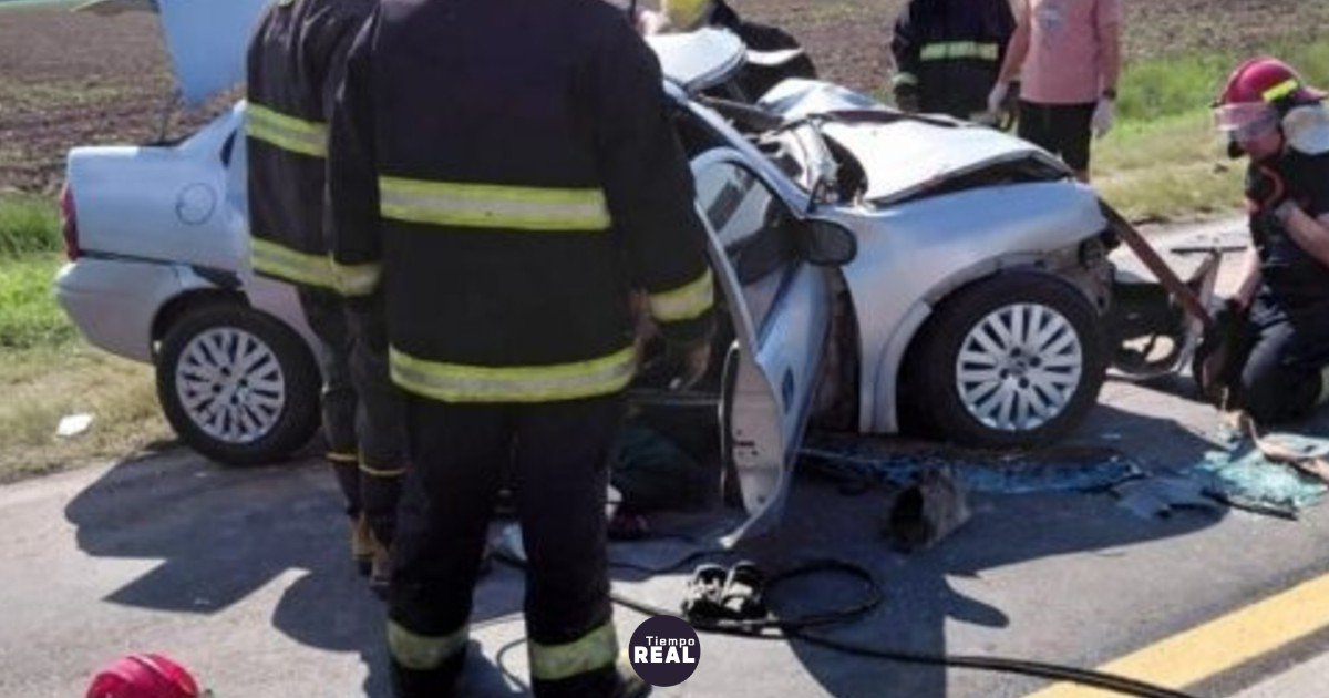 Matan a joven en choque frontal sobre la Ruta 11
