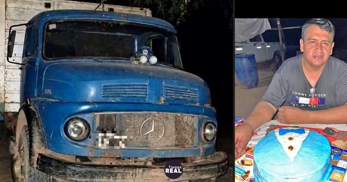 Adolescente revierte camión y aplasta a su padre en Chaco