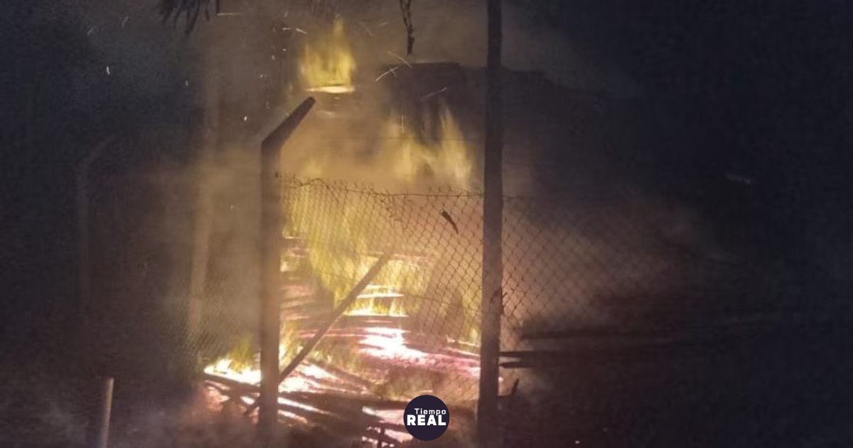 Mujer embarazada sobrevive a incendio en maderera de La Plata