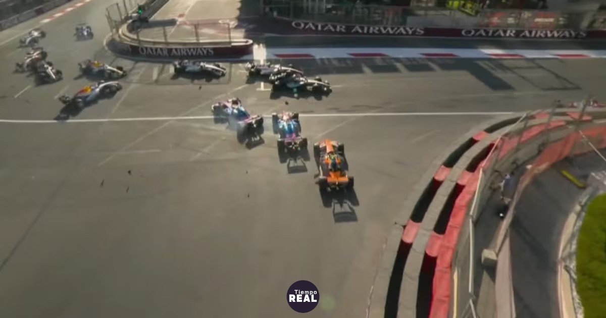 Colapinto embiste a Gasly y deja fuera a tres en Bakú