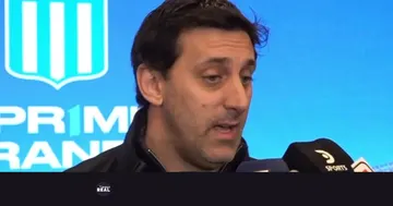 Milito admitió que “fue un error” renovarle a Costas y explicó cuál es el salto de calidad que necesita Racing