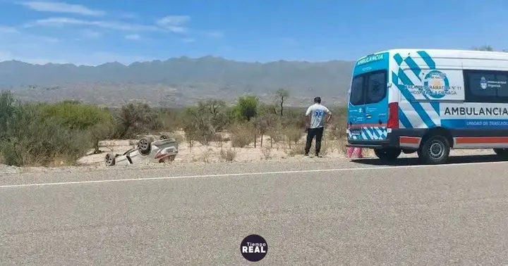 Dos muertos de 83 y 80 años en accidente en la Ruta 40